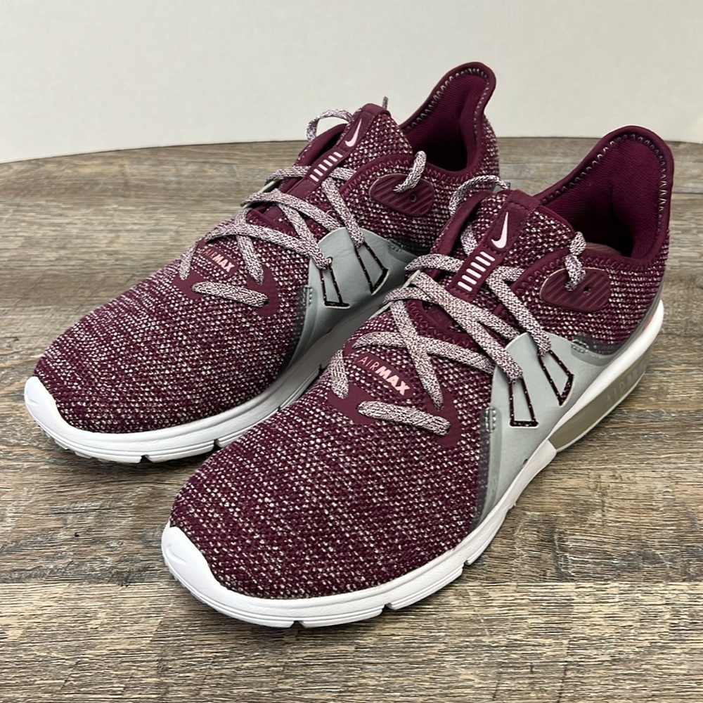 Nike Air Max Sequent 3 Bordeaux 908993-606 Size 9